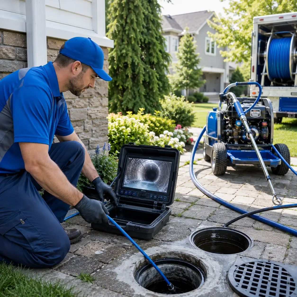 Outdoor drain cleaning professionals serving Bel Air, MD